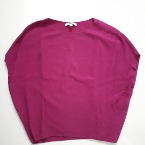 Uniqlo Magenta Cotton Knit Top